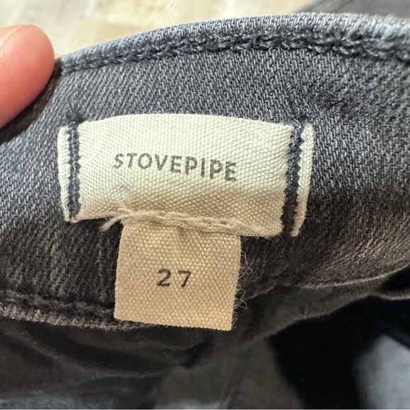 Madewell Stovepipe Jeans in Banberry Wash: Raw-Hem Edition size 27 - Picture 8 of 10